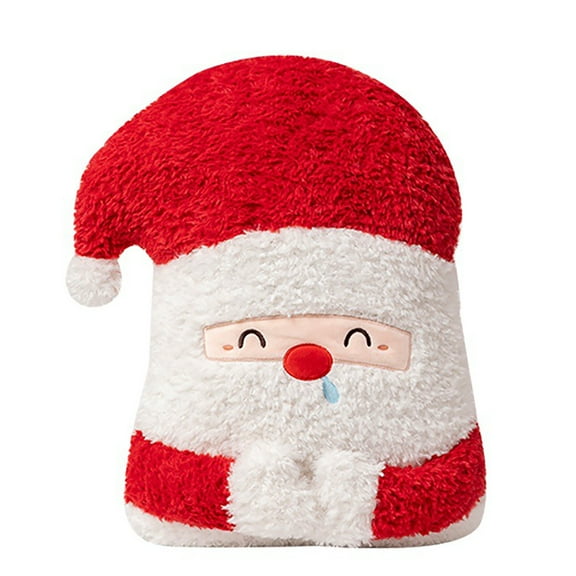 Santa Pillow Soft and Cute Filling Pillow Large Christmas Pillow Suitable for Home Bedroom Sofa Decoration Christmas Birthday Holiday Party