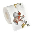 thumbnail image 1 of Santa Printed Paper, Christmas Paper Towels, Christmas Toilet Paper, Santa Claus Reindeer Snowflake Pattern, Tissue Roll, Funny Christmas Printed Paper, Christmas Stocking Stuffers Party Favors, 1 of 6