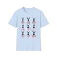 thumbnail image 1 of Santa Reindeer, Gildan Unisex Softstyle T-Shirt, Christmas Tee, S-3XL, 1 of 4