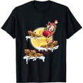thumbnail image 1 of Santa Riding Bearded Dragon Christmas For Reptile Lover T-Shirt, 1 of 3