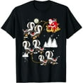 thumbnail image 1 of Santa Riding Skunk Christmas T-Shirt, 1 of 3