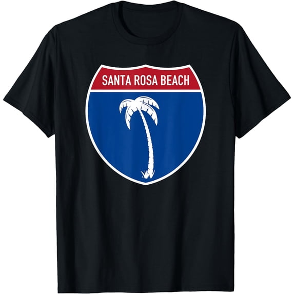 Sammer Weekend Santa Rosa Beach Florida FL Highway Vacation Souvenir T-Shirt - Walmart.com
