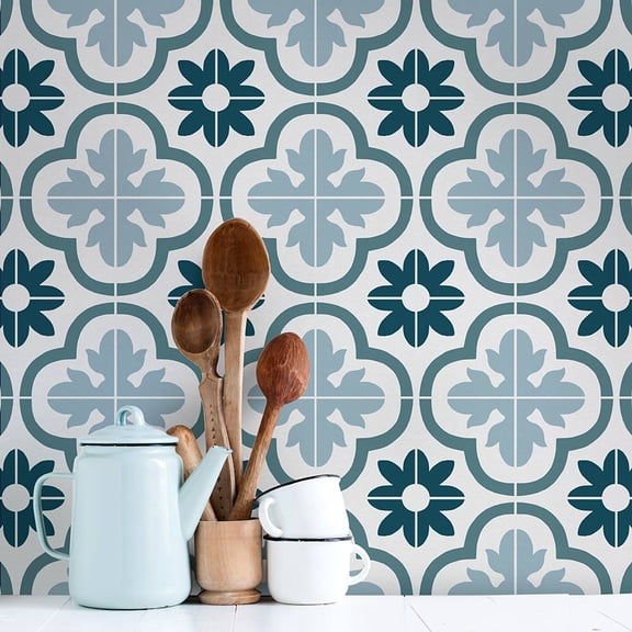 Santa Rosa Tile Stencil - Large Size - 12x12 Tile