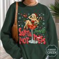 thumbnail image 1 of Santa'S Favorite Hot Mess Sweatshirt: Cocktail Tee Sweatshirt All Size S-5XL, 1 of 5