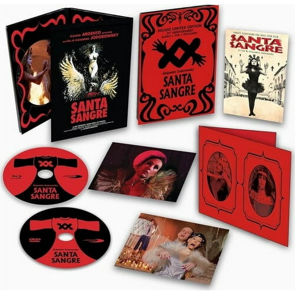 Santa Sangre: 35th Anniversary - Limited All-Region Boxset with DVD & Postcards (Blu-ray + DVD), Rustblade, Horror