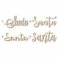 thumbnail image 1 of Santa Sign Unfinished Wood Cutout Home Decor DIY Option 3- 24" Wide / 1/4", 1 of 3