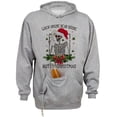 thumbnail image 1 of Santa Skeleton Dead Inside Beer Holder Tailgate Hoodie Sweatshirt Unisex Large Oxford, 1 of 4