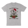 thumbnail image 1 of Santa Skeleton Dead Inside Shirt Unisex 2X-Large Grey, 1 of 5