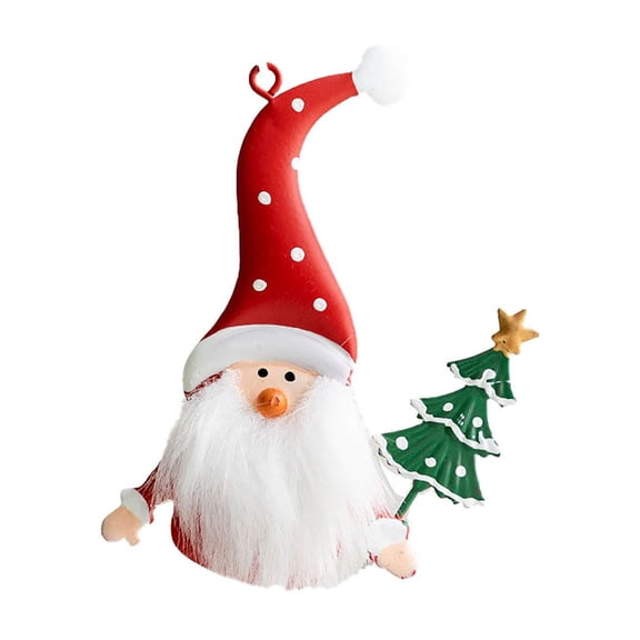 Santa Small Pendant Tree Decoration Teardrop Swinging Car Ribbon Hangers Easter Holiday Valentines Day Cake Glass