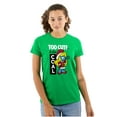 thumbnail image 1 of Santa Smurfette Too Cute Christmas Women's T Shirt Ladies Tee Brisco Brands L, 1 of 3
