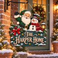 Sanata Sign Santa Snowman Lantern Wooden Sign, Christmas Porch Decor - Walmart.com