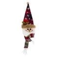 THENEWS Santa Snowman Wine Bottle Set Christmas Tree Top Heart Set