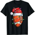 thumbnail image 1 of Santa Sports Design For Men Boys Christmas Football Player T-Shirt, 1 of 3