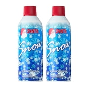 Santa Spray Snow 2-Pack, Holiday Frost Decoration Spray, 9 oz each