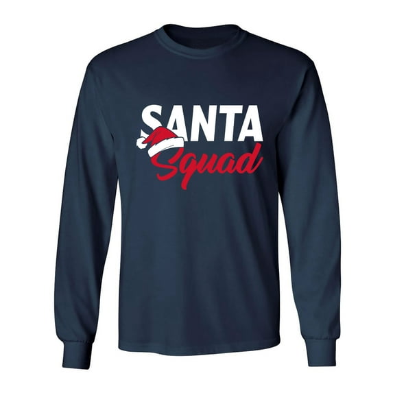Santa Squad Adult Long Sleeve T-shirt