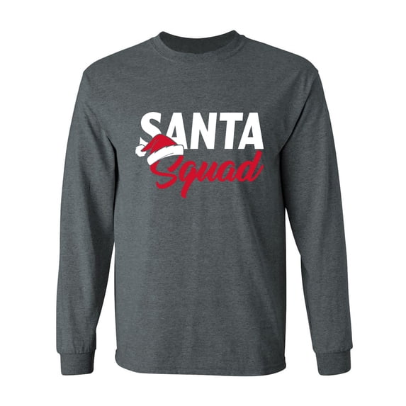 Santa Squad Adult Long Sleeve T-shirt