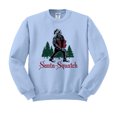 thumbnail image 1 of Santa-Squatch Sweatshirt Unisex Small Light Blue, 1 of 5
