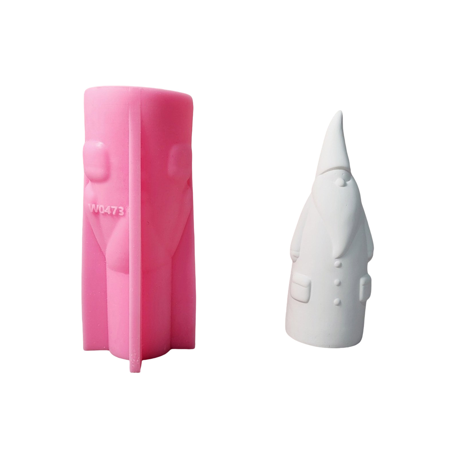 Santa Statue Silicone Molds for Handmade Soap Home Decoration Epoxy Resin Silicone Molds for Art Craft