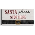 thumbnail image 1 of Santa Stop- Gallery Wrapped Canvas, 1 of 9