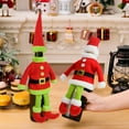 thumbnail image 1 of Santa Suit Wine Bottle Cover Christmas Wine Bottle Topper Covers with Leg And Hat Holiday Dining Table Centerpiece for Xmas Party Decor, 1 of 7