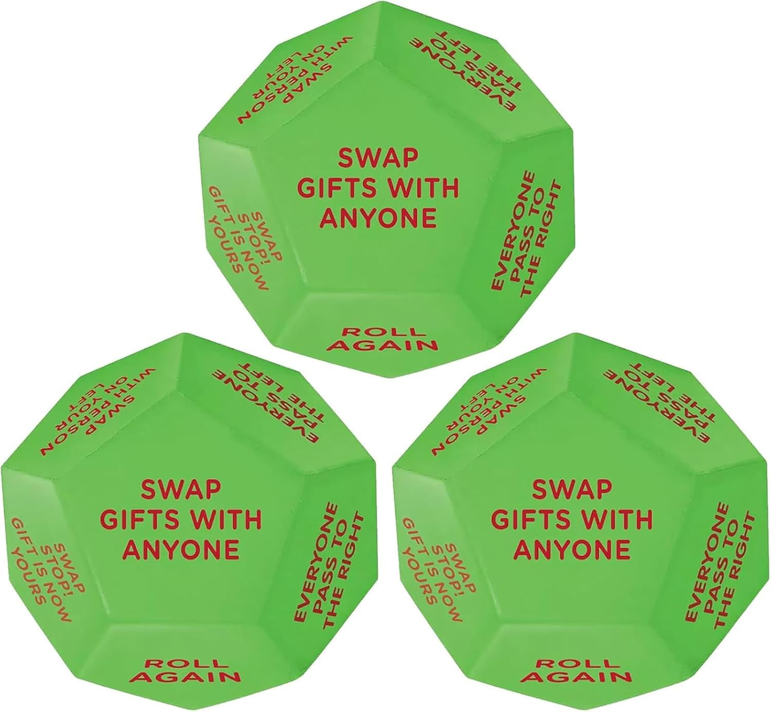 Santa Swap Gift Exchange Dice, 2025 New Exchange Dice Game, Christmas