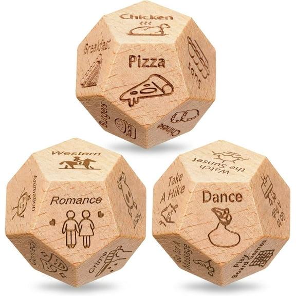 Santa Swap Gift Exchange Dice, 3 * 3in Exchange Gifts Family Game, Christmas Stocking Stuffers Gift Exchange Dice Games for Friends for Xmas, Birthday, Party and Family Night, Holiday