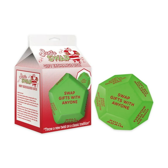 Santa Swap Gift Exchange Oversized Dice (Packaged)