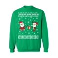 thumbnail image 1 of Santa Sweater for Men Christmas Sweatshirt for Women Merry Christmas Sweater Funny Santa's Reindeer Sweater Santa's Gifts Deer Top Xmas Gifts Happy Holidays Unisex Sweater Xmas 2020 Outfit, 1 of 5