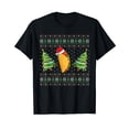 thumbnail image 1 of Santa Taco Fast Food Lovers Ugly Xmas Sweater Christmas PJS T-Shirt, 1 of 5