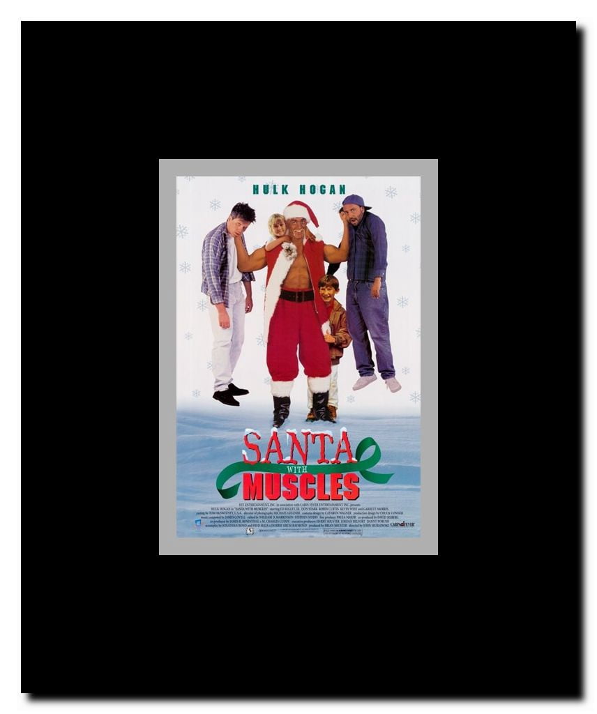 Santa With Muscles Framed Movie Poster