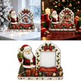 thumbnail image 1 of Santa Wooden Tabletop Picture Frame, Festive Desktop Family Photo Display Ornament 7.08"x5.9", 1 of 6
