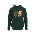 thumbnail image 1 of Santa and Krampus Unite Men's Hoodie, 1 of 3