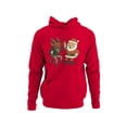 thumbnail image 1 of Santa and Krampus Unite Men's Hoodie, 1 of 3