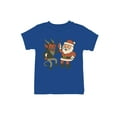 thumbnail image 1 of Santa and Krampus Unite Youth's T-shirt, 1 of 3