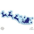 thumbnail image 1 of Santa and Reindeer - 3" Vinyl Sticker - For Car Laptop I-Pad Phone Helmet Hard Hat - Waterproof Decal, 1 of 1