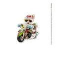 thumbnail image 1 of Santa and Snowman Motorcycle Christmas Ornaments 2D Flat Hanging Ornament Christmas Tree Decor with Rope Xmas Motorcycle Lovers Gifts, C, 1 of 3