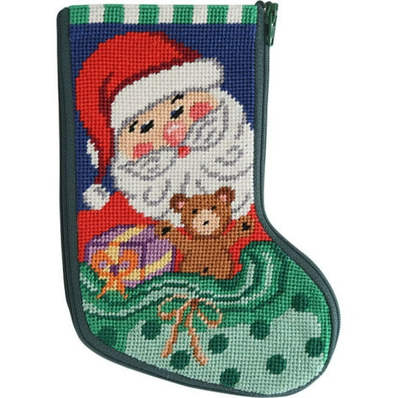 Santa and Toys Mini Stocking