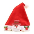 thumbnail image 1 of Santa hats Kids Christmas Santa Hat With Hands Cute Cartoon Design Holiday Hat For Children Festive Christmas Accessory small santa hats, 1 of 3