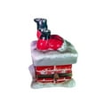 thumbnail image 1 of Santa in Chimney 1 - Limoges Boutique Holiday Decor Limoges Box Porcelain Figurine, 1 of 1