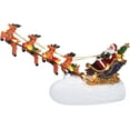 thumbnail image 1 of Santa in Reindeer Sleigh Christmas Village Pre-lit Musical Christmas Village Perfect Addition to Your Christmas Indoor Decorations & Holiday Displays, 1 of 8