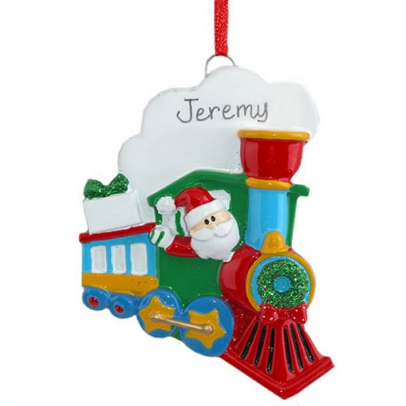 Santa Train Ornament