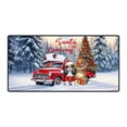 thumbnail image 1 of Santa is Coming Cavalier King Charles Spaniel Merry Christmas Xmas Truck Tree Desk Mat Full Keyboard Mouse Pad Dog Lover Gifts Large Mousepad - 02023, 1 of 5