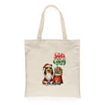 thumbnail image 1 of Santa is Coming Collie Merry Christmas Xmas Noel Truck Tree Canvas Tote Bag Collie Dog Lover Gifts Idea Reusable Shopping Grocery Bag - 02023, 1 of 5