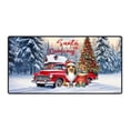 thumbnail image 1 of Santa is Coming Collie Merry Christmas Xmas Noel Truck Tree Desk Mat Full Keyboard Mouse Pad Collie Dog Lover Gifts Idea Large Mousepad - 02023, 1 of 5