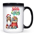 thumbnail image 1 of Santa is Coming Collie Merry Christmas Xmas Noel Truck Tree Heat Color Changing Mug Collie Dog Lover Gifts Idea Magic Coffee Mug - 02023, 1 of 4