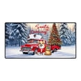thumbnail image 1 of Santa is Coming Corgi Merry Christmas Xmas Noel Truck Tree Desk Mat Full Keyboard Mouse Pad Welsh Corgi Dog Lover Gifts Idea Large Mousepad - 02023, 1 of 5