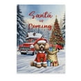 thumbnail image 1 of Santa is Coming Poodle Merry Christmas Xmas Noel Truck Tree Vertical Matte Canvas Poster Poodles Dog Lover Gifts Idea Wall Art Home Decor - 02023, 1 of 5