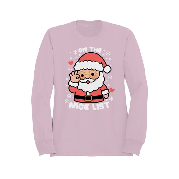 Santa on the Nice List Men's Sweatshirt