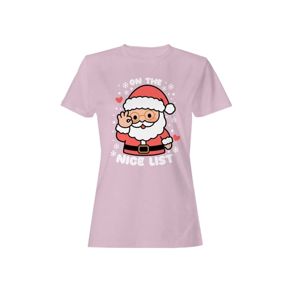 Santa on the Nice List Women's T-shirt