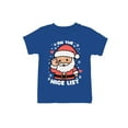 thumbnail image 1 of Santa on the Nice List Youth's T-shirt, 1 of 3
